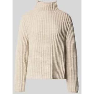 Gebreide pullover met opstaande kraag, model 'VARISA'