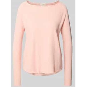 Shirt met lange mouwen en boothals, model 'SONOMA'