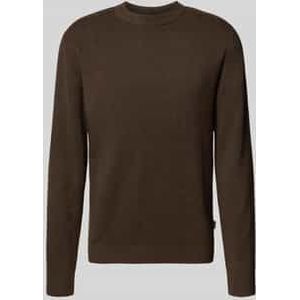 Jack & Jones - JPRBLAMILANO - Trui - Donkerbruin - Lange Mouw