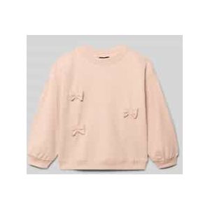 Sweatshirt met strikdetails