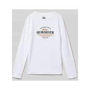 Shirt met lange mouwen en labelprint