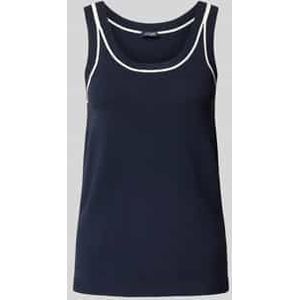 Gebreide top met ribboorden, model 'Kadi'