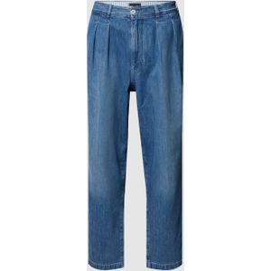 Relaxed fit jeans met stolpplooien, model 'RUSCAN'