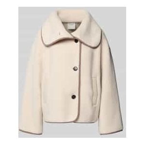 Boxy fit fleecejack met steekzakken, model 'romane'