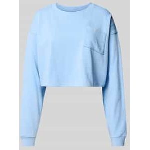 Kort pyjamabovendeel met logostitching