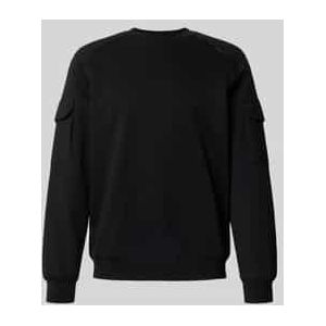 Regular fit sweatshirt met viscose, model 'In'