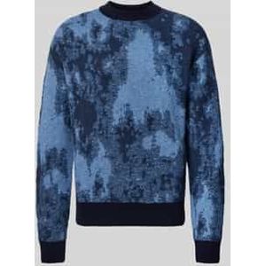 Loose fit gebreide pullover met wol, model 'KRADAR'