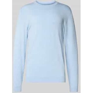 Gebreide pullover met ribboorden