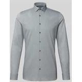 OLYMP - No. Six 24/Seven - Overhemd - Lindegroen - Super Slim - Modern Kent