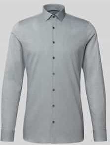 OLYMP - No. Six 24/Seven - Overhemd - Lindegroen - Super Slim - Modern Kent