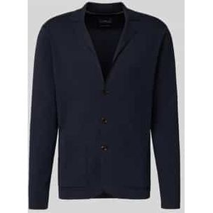 Fynch-Hatton - Gebreid Herenjack - Katoenmix - Regular Fit - Knoopsluiting