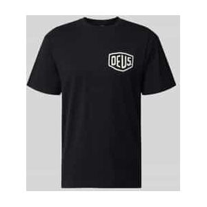 T-shirt met logo en ronde hals