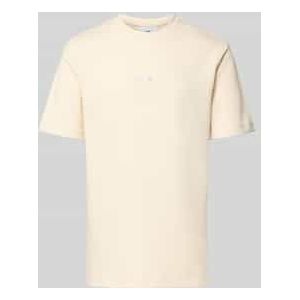 Regular fit T-shirt van katoenmix