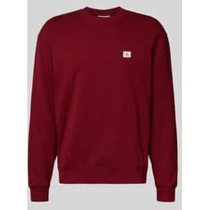 Calvin Klein - Sweatshirt - Kersrood - Effen - Lange Mouw