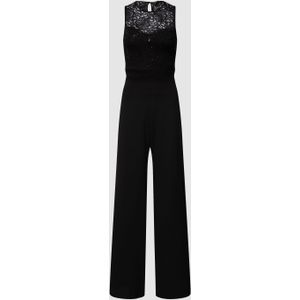 Jumpsuit met bloemborduursels