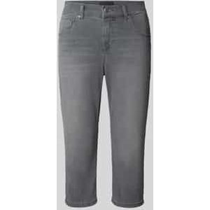 Capri-jeans van denim met omslag, model 'Capri'