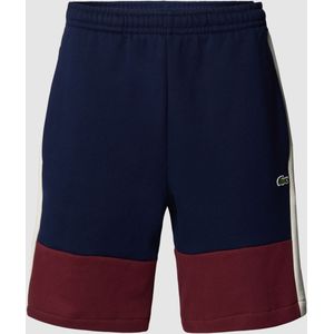 Sweatshorts met colour-blocking-design