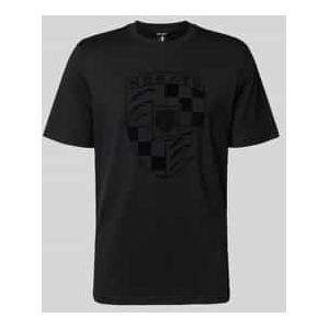 T-shirt met labelprint