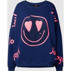 Sweatshirt met strass-steentjes, model 'JOY'