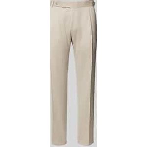 Slim fit pantalon met persplooien, model 'Tarson'