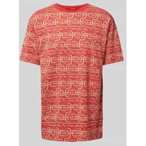 T-shirt met all-over motief