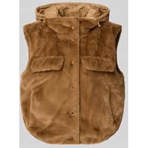 Gilet met imitatiebont