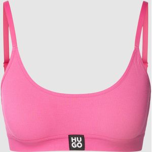 Bralette met labeldetail