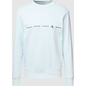 Sweatshirt met logoprint, model 'REPEAT'