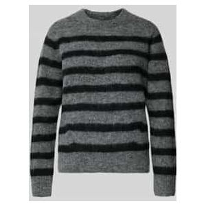 Gebreide pullover met ronde hals, model 'THORA'