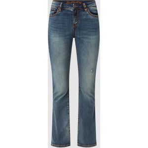 Bootcut jeans met lyocell, model 'Leah'