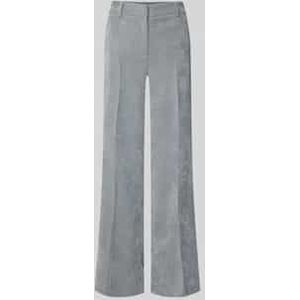 Wide leg corduroy broek met riemlussen