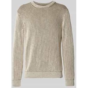 Gebreide pullover met ribboorden, model 'ANDRAAS'