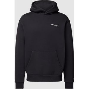 Oversized hoodie met labeldetail