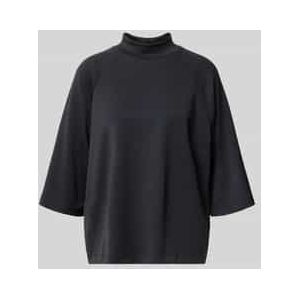 Sweatshirt met opstaande kraag en 1/2-mouwen, model 'BANU'