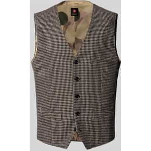 Gilet met paspelzak op de borst, model 'Morley'