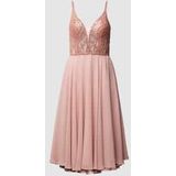 Cocktailjurk met kralen en siersteentjes