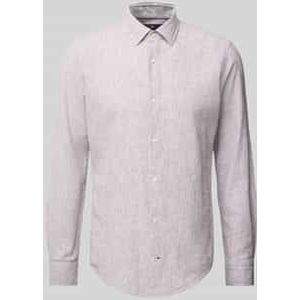 Slim fit vrijetijdsoverhemd met haaikraag