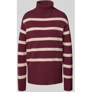 Regular fit gebreide pullover van pure wol