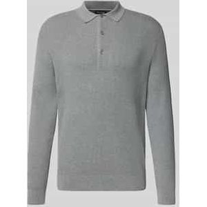 OLYMP - Casual - Polotrui - Grijs - Katoenmix