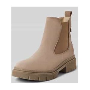 Chelsea boots met elastische inzet