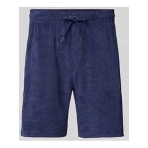 Polo Ralph Lauren - Broek - Navy - Fluweel/Nicky Velours - Gevoerde Zoom/Rand, Taille met Trekkoord