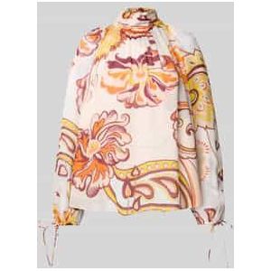 Blouseshirt met opstaande kraag