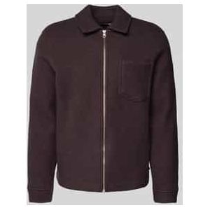 Regular fit overhemdjack met tweewegsritssluiting, model 'HANNES'