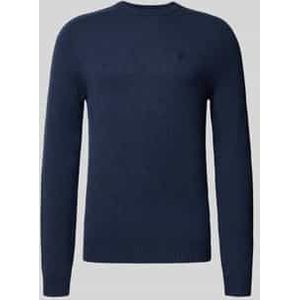 Regular fit gebreide pullover van pure wol