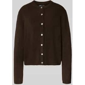 Only - ONLSIMONI - Cardigan - Coffee Bean - Lange Mouwen - Casual Pasvorm
