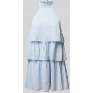 Mini-jurk in laagjeslook