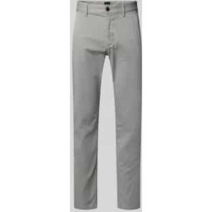 Slim fit chino van katoenmix