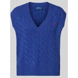 Gebreide spencer met kabelpatroon