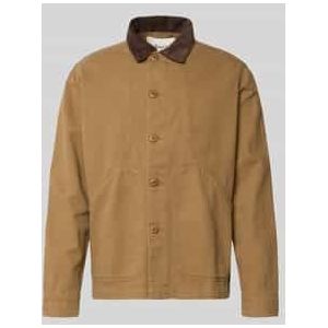 Overhemdjack met kentkraag