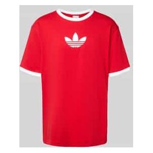 Adidas Originals - T-shirt - Wit - Katoen - Logoprint - Relaxed Fit